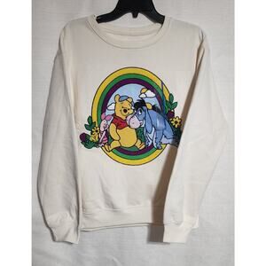 Winnie the pooh sweatshirt raised graphic size large women